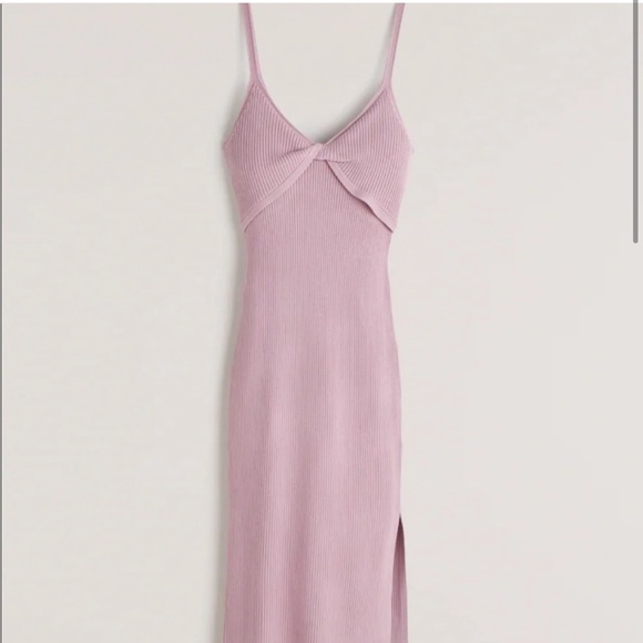 Abercrombie & Fitch Dresses & Skirts - NWT Abercrombie Lavendar Ribbed Midi Dress